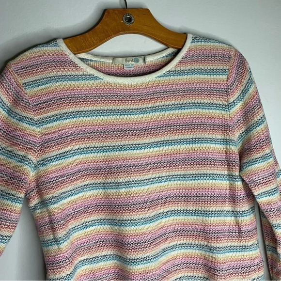 Boden Rainbow Striped Sweater - Picture 8 of 10